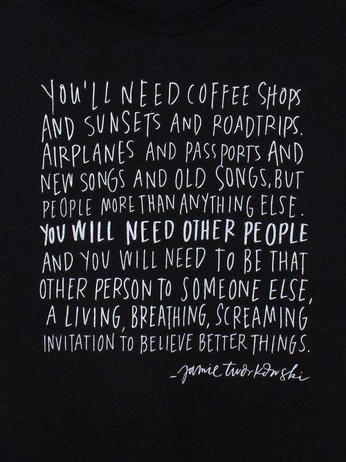 Dream Chasing #286: You'll need coffee shops and sunsets and roadtrips