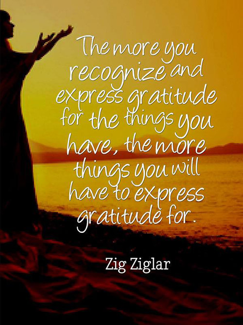 Positivity #65: The more you recognize and express gratitude for the ...
